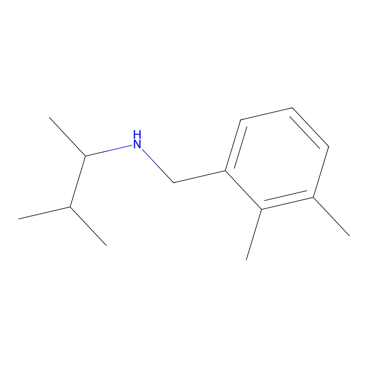 [(2,3-Dimethylphenyl)methyl](3-methylbutan-2-yl)amine molecular structure, CAS 1248465-29-3