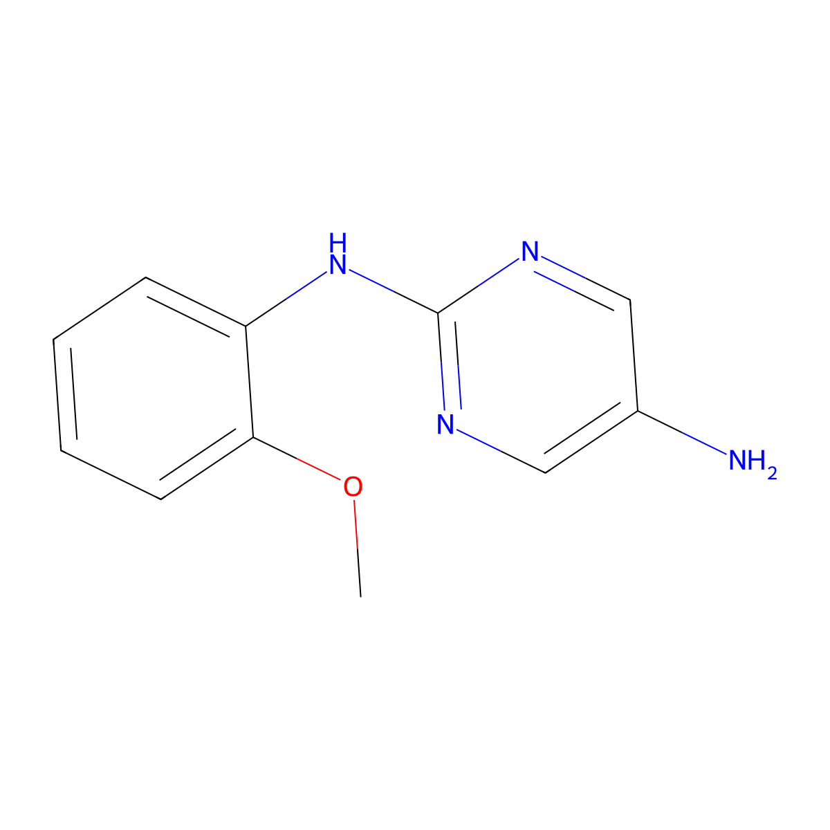 N2-(2-Methoxyphenyl)pyrimidine-2,5-diamine molecular structure, CAS 1248466-58-1