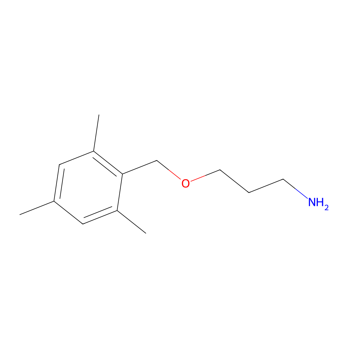 3-((2,4,6-Trimethylbenzyl)oxy)propan-1-amine molecular structure, CAS 1248474-63-6