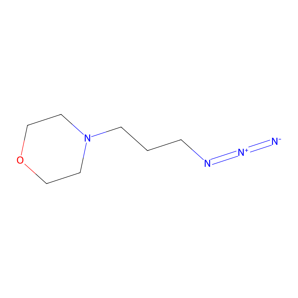 4-(3-Azidopropyl)morpholine molecular structure, CAS 1248477-79-3