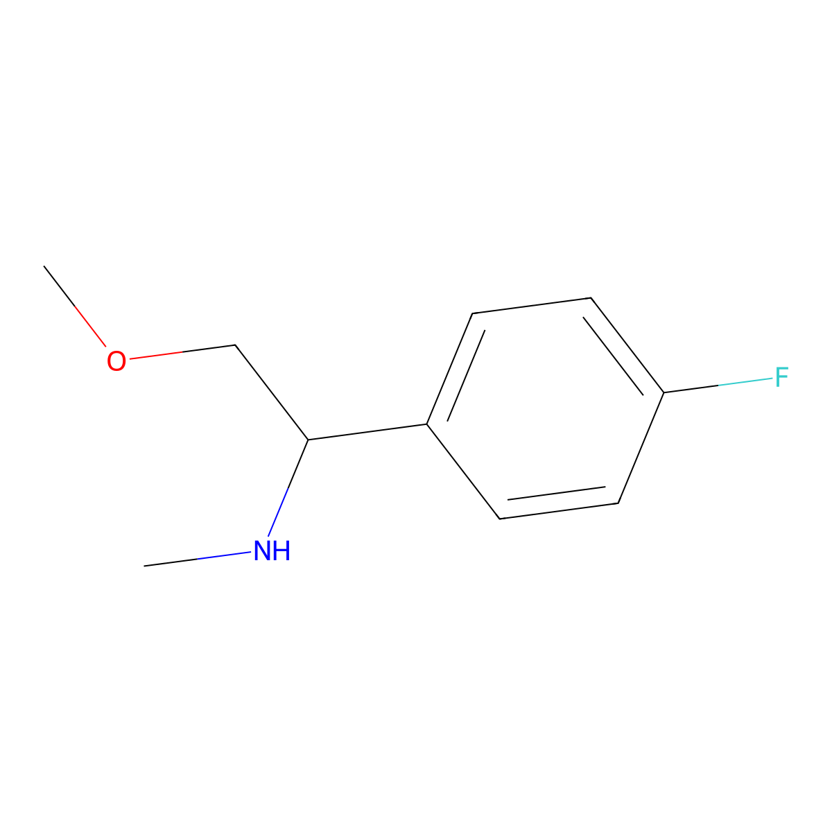[1-(4-Fluorophenyl)-2-methoxyethyl](methyl)amine molecular structure, CAS 1248482-98-5