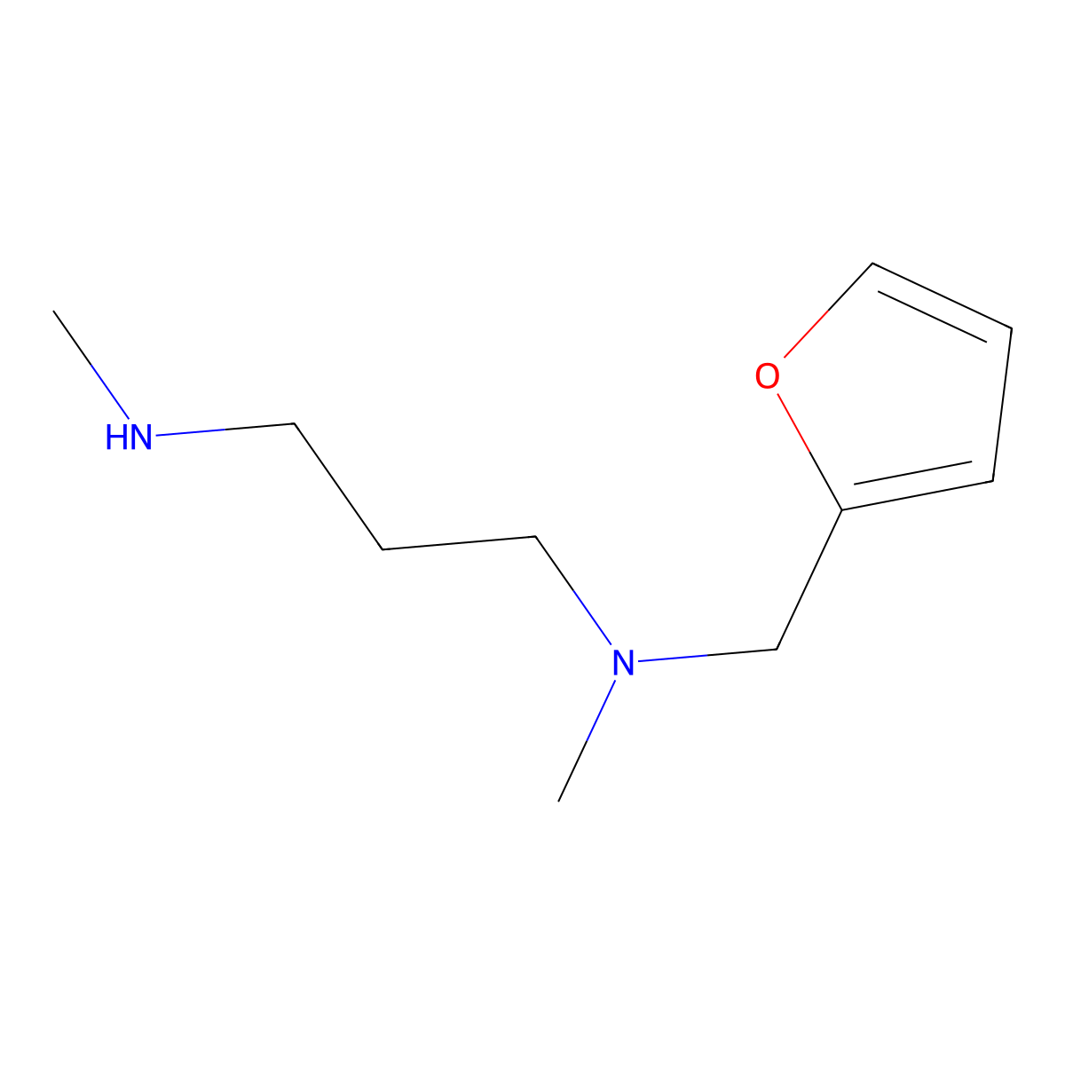 [(Furan-2-yl)methyl](methyl)[3-(methylamino)propyl]amine molecular structure, CAS 1248515-47-0