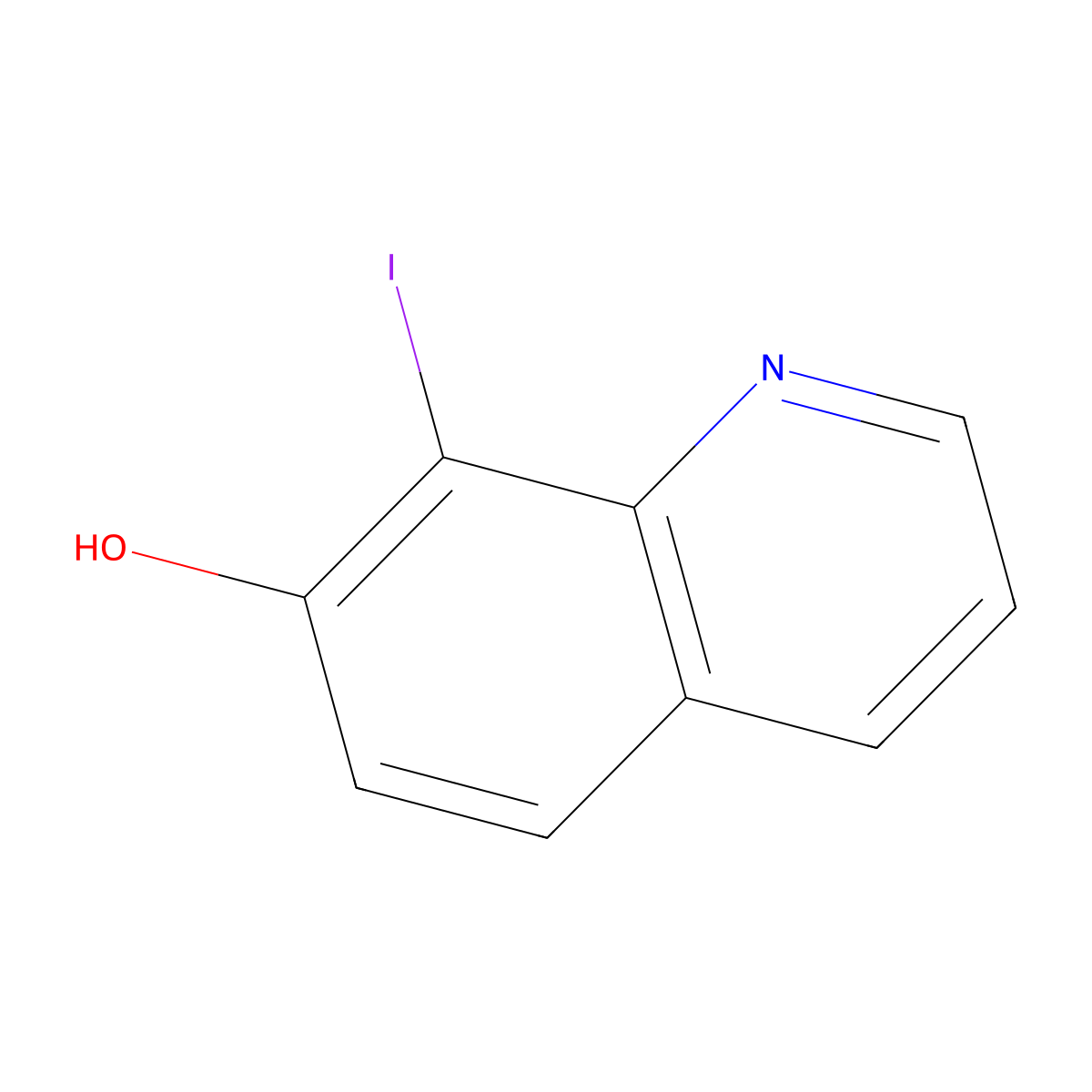 8-Iodoquinolin-7-ol molecular structure, CAS 1248546-06-6
