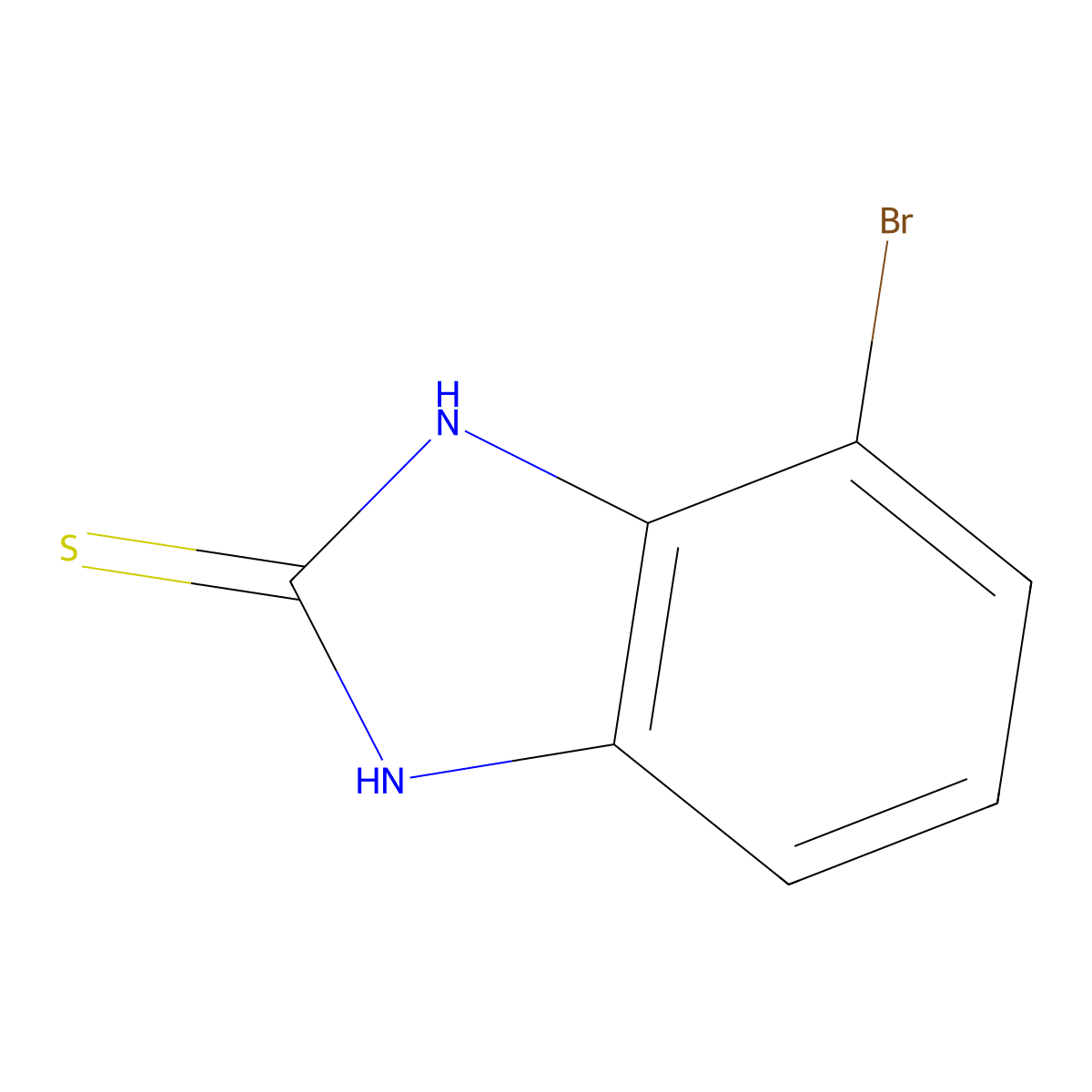 4-Bromo-1H-benzo[d]imidazole-2(3H)-thione molecular structure, CAS 1248549-64-5