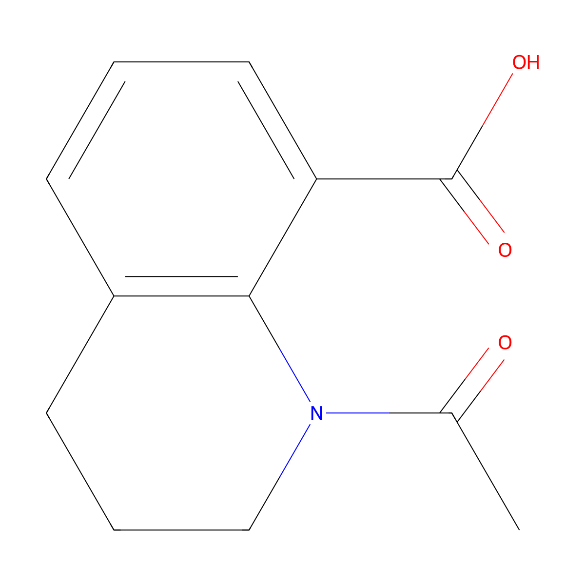 1-Acetyl-1,2,3,4-tetrahydroquinoline-8-carboxylic acid molecular structure, CAS 1248567-72-7