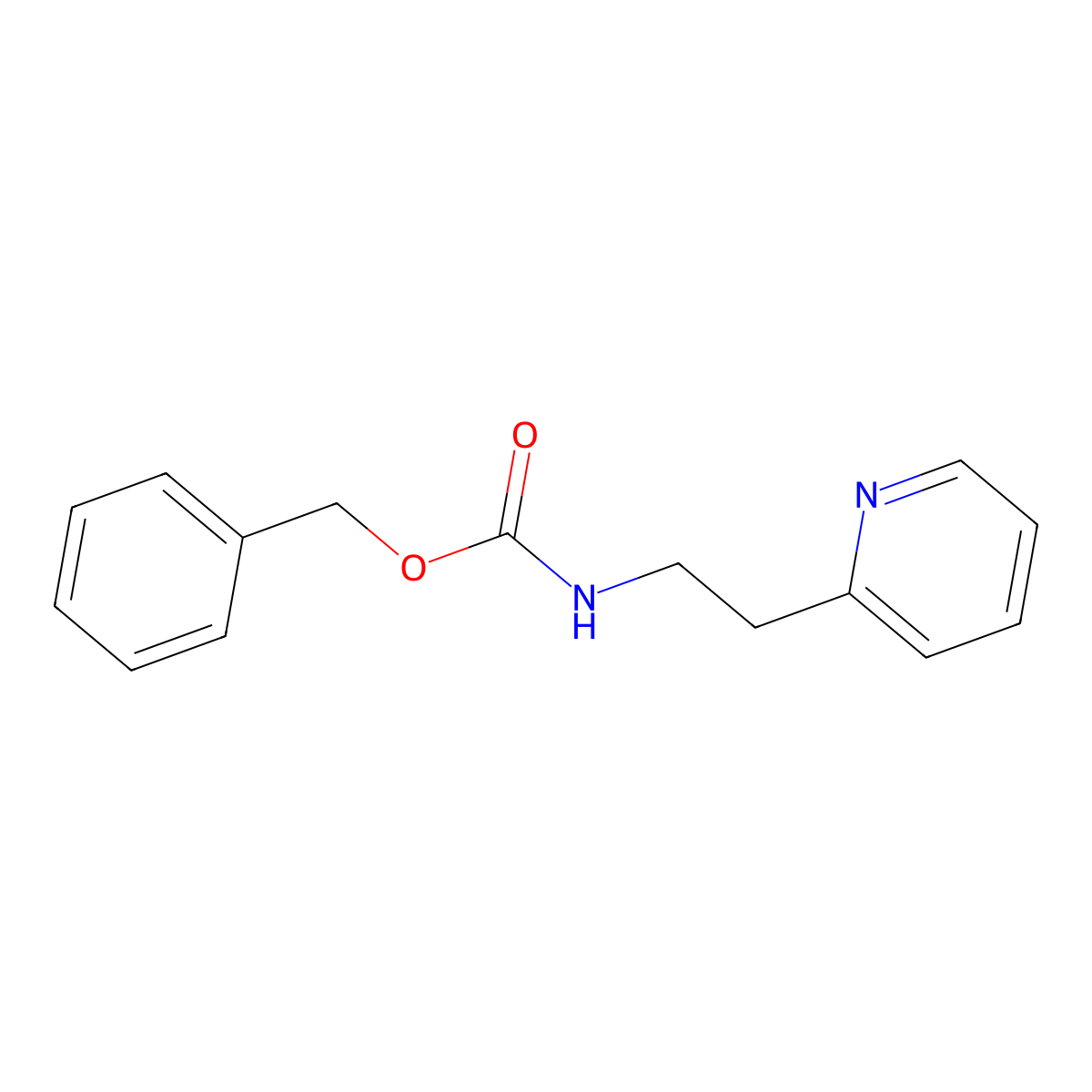 Benzyl (2-(pyridin-2-YL)ethyl)carbamate molecular structure, CAS 1248568-79-7