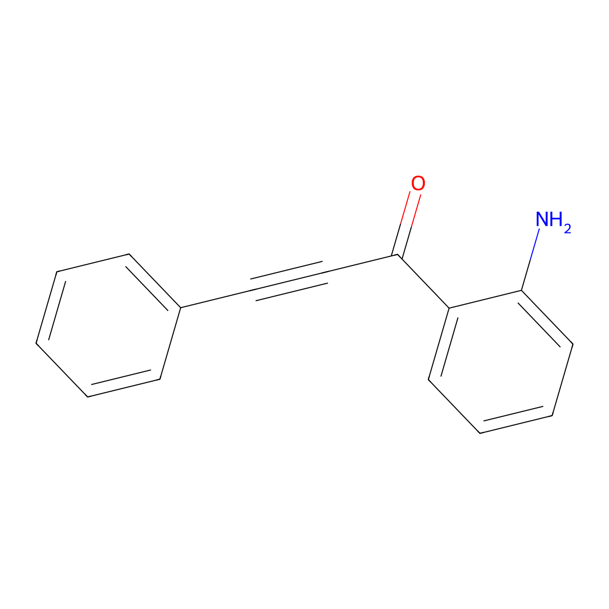 1-(2-Aminophenyl)-3-phenylprop-2-yn-1-one molecular structure, CAS 124857-13-2