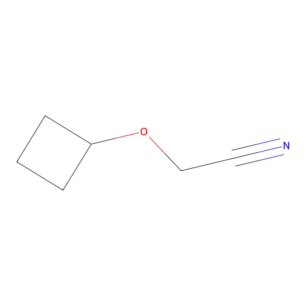 2-Cyclobutoxyacetonitrile molecular structure, CAS 1248613-93-5
