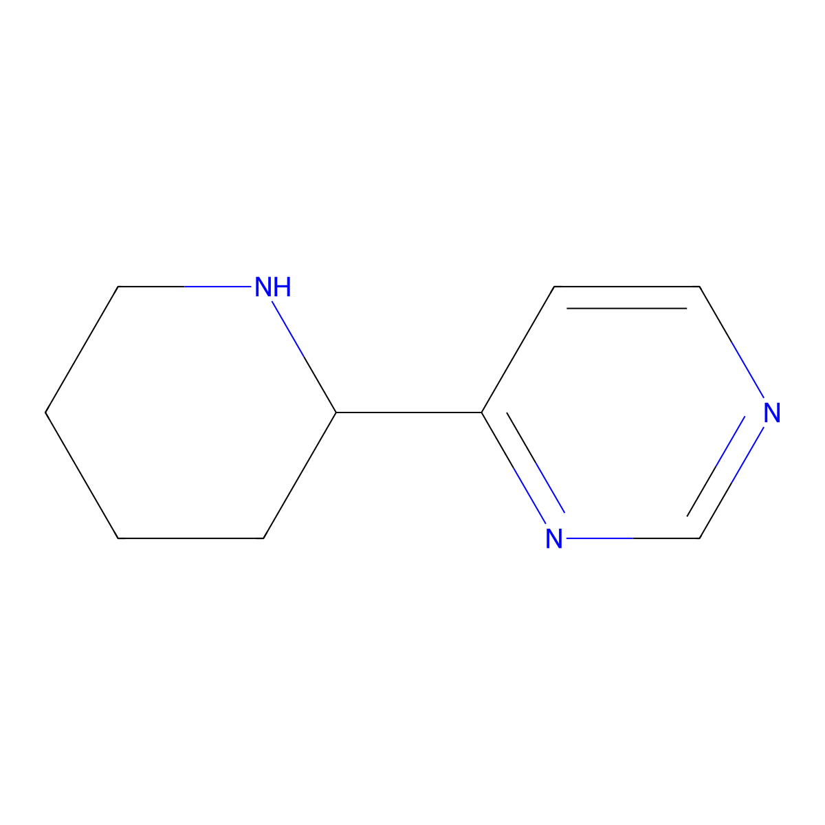 4-(Piperidin-2-yl)pyrimidine molecular structure, CAS 1248619-27-3
