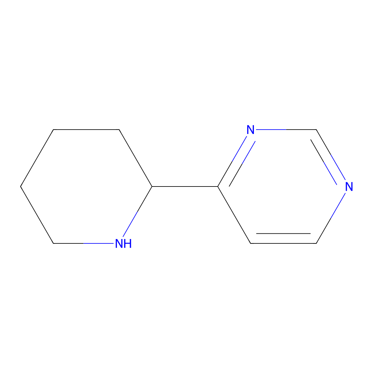 4-(Piperidin-2-yl)pyrimidine molecular structure, CAS 1248619-27-3