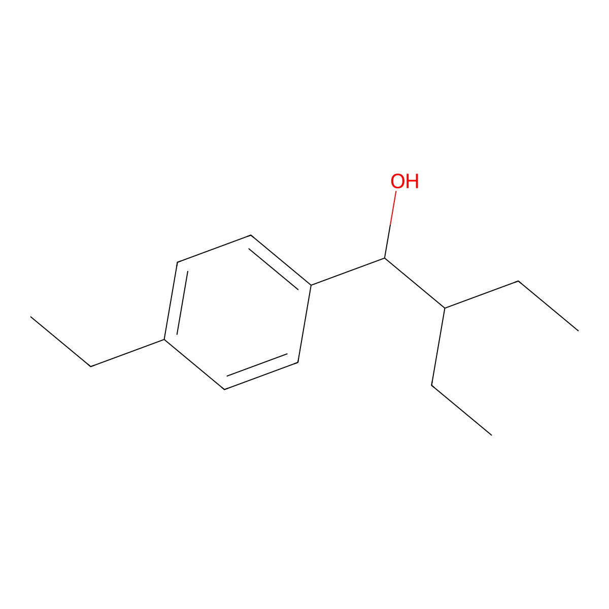 4-Ethyl-alpha-(1-ethylpropyl)benZenemethanol molecular structure, CAS 1248620-17-8