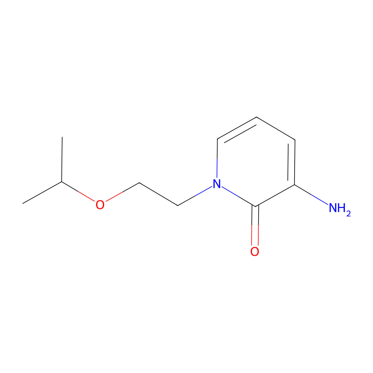 3-Amino-1-(2-isopropoxyethyl)pyridin-2(1h)-one molecular structure, CAS 1248623-89-3