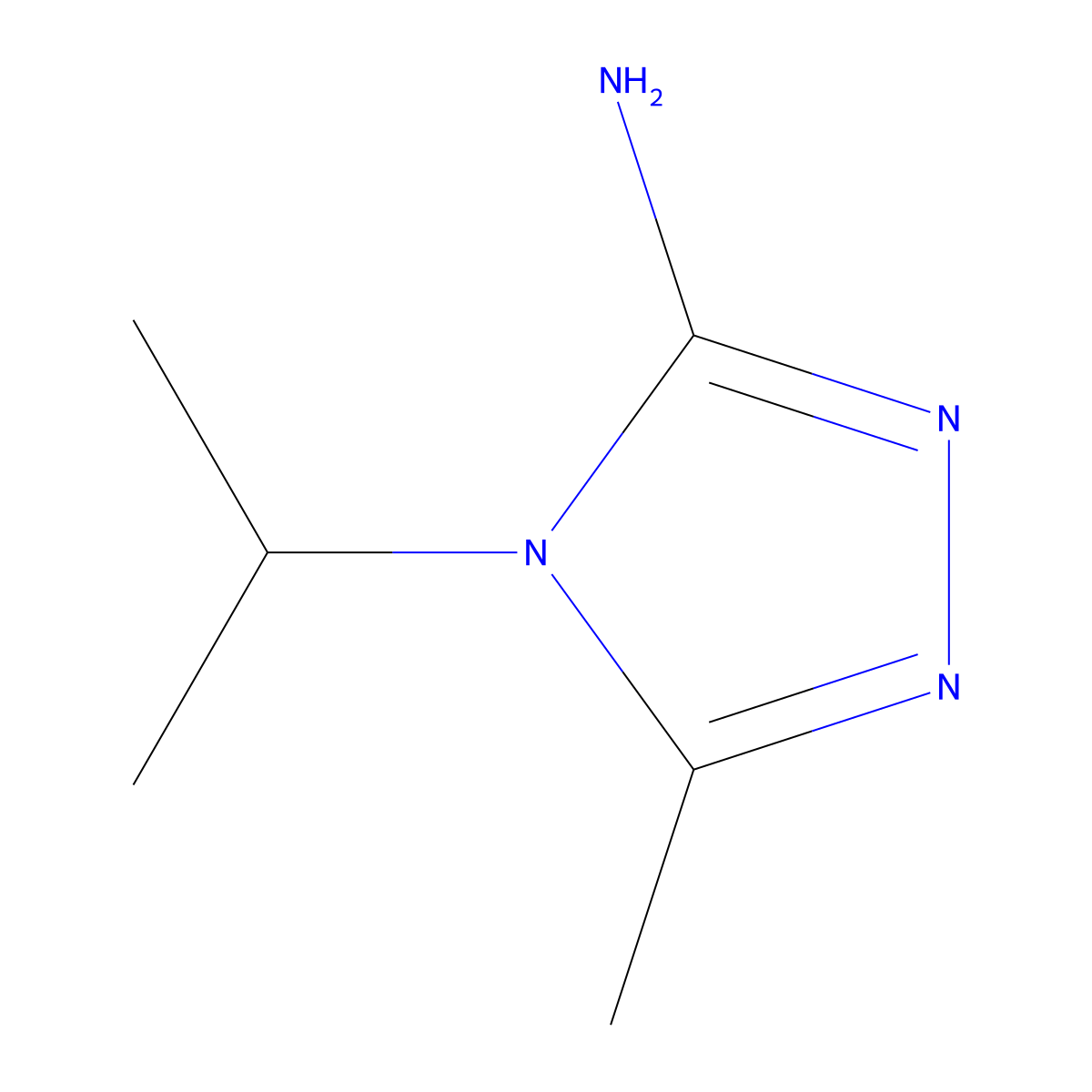 4-isopropyl-5-methyl-4H-1,2,4-triazol-3-amine molecular structure, CAS 1248632-39-4