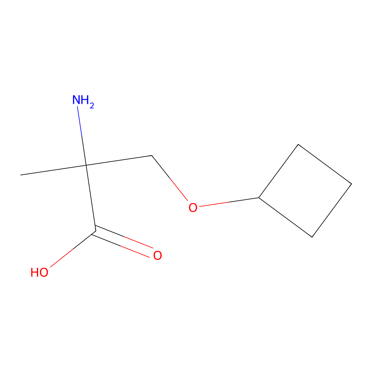 O-cyclobutyl-2-methylserine molecular structure, CAS 1248647-28-0