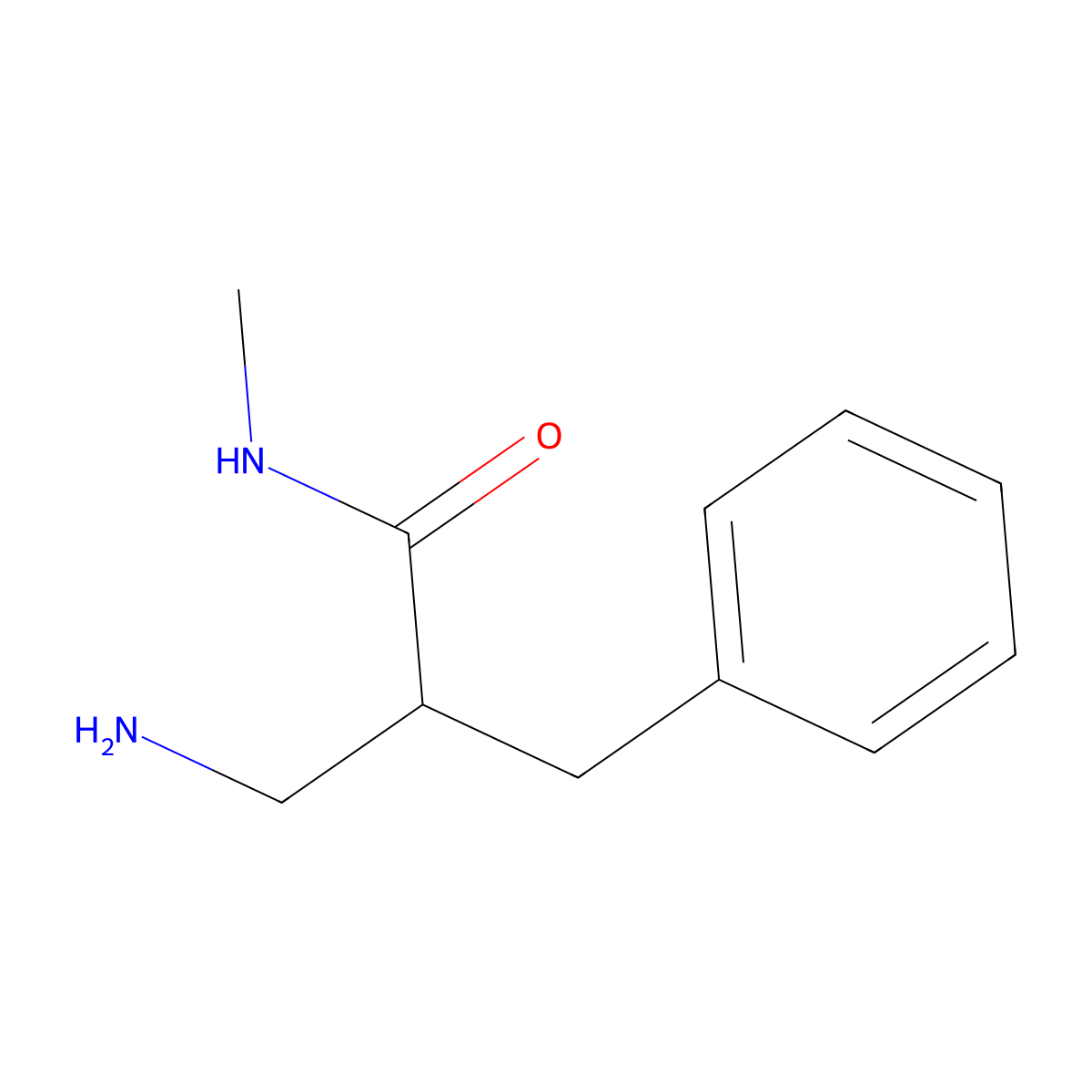 3-amino-2-benzyl-N-methylpropanamide molecular structure, CAS 1248648-73-8