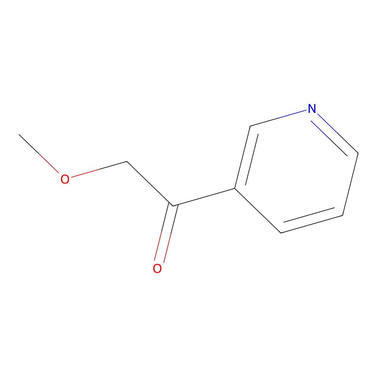 2-Methoxy-1-(pyridin-3-yl)ethan-1-one molecular structure, CAS 1248668-72-5