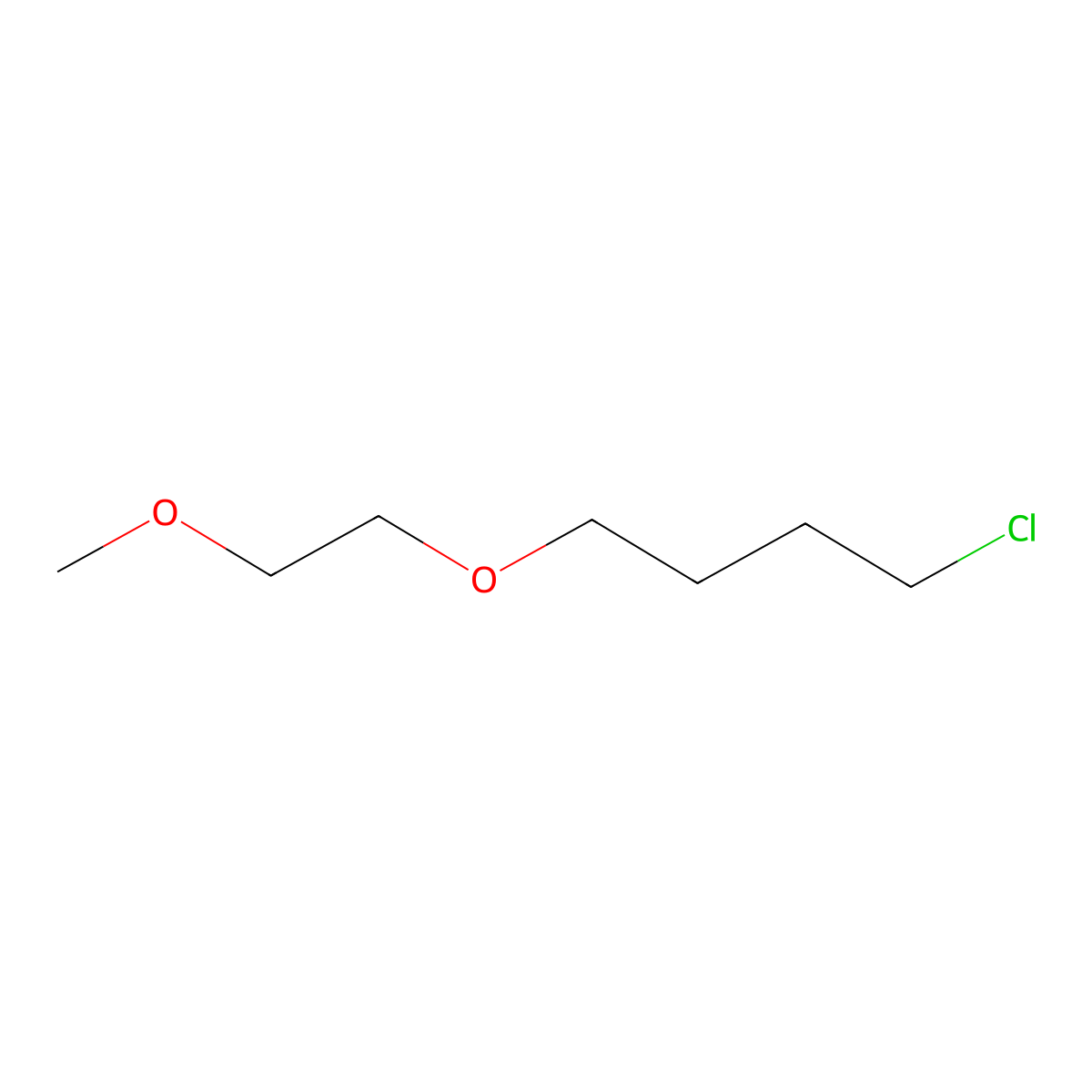 1-Chloro-4-(2-methoxyethoxy)butane molecular structure, CAS 1248678-30-9