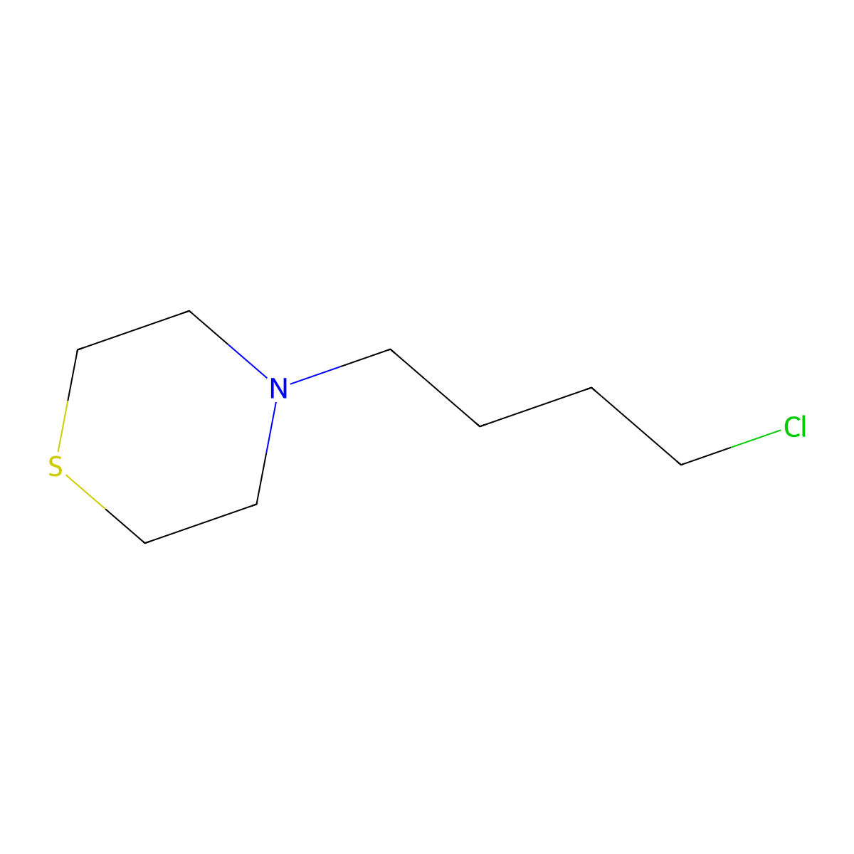 4-(4-Chlorobutyl)thiomorpholine molecular structure, CAS 1248686-81-8