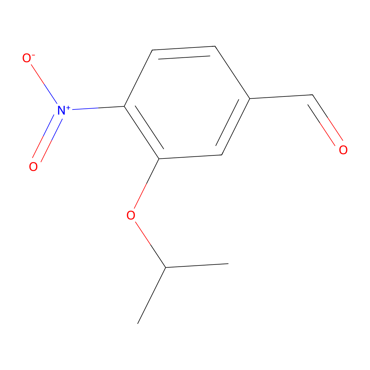 3-Isopropoxy-4-nitrobenzaldehyde molecular structure, CAS 1248713-73-6
