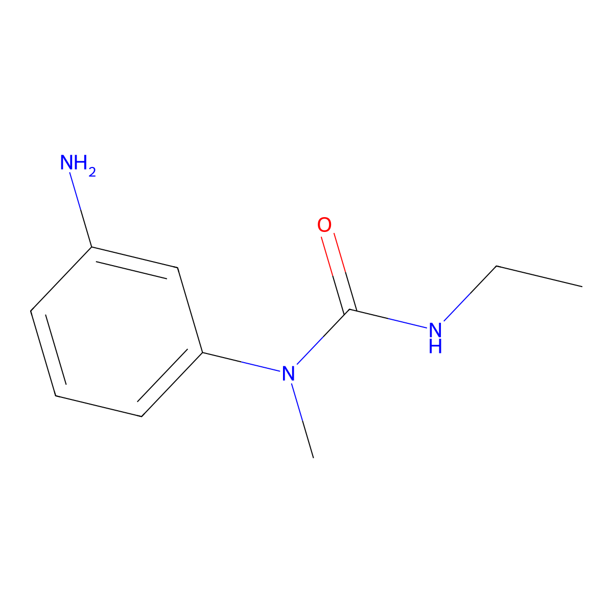 1-(3-Aminophenyl)-3-ethyl-1-methylurea molecular structure, CAS 1248716-31-5