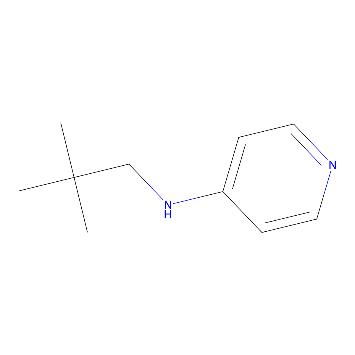 N-(2,2-dimethylpropyl)pyridin-4-amine molecular structure, CAS 1248748-75-5