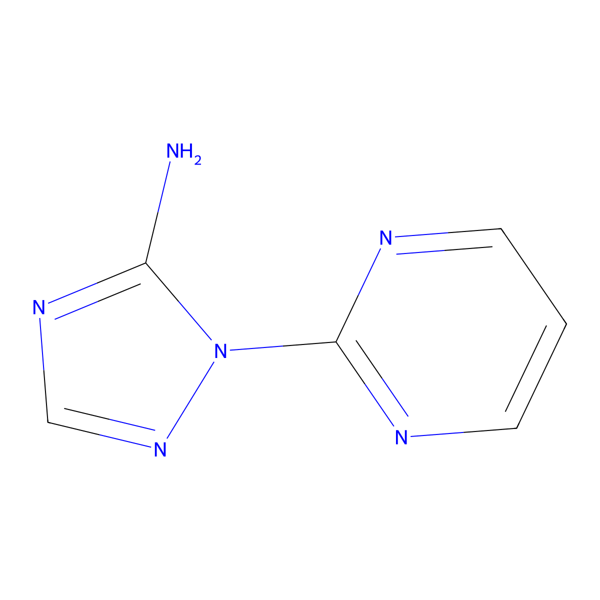 1-(pyrimidin-2-yl)-1H-1,2,4-triazol-5-amine molecular structure, CAS 1248761-34-3