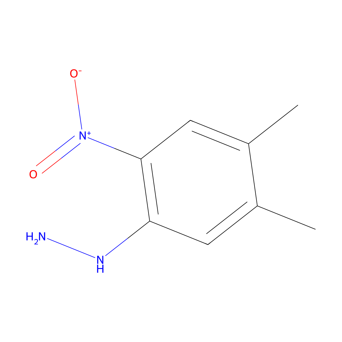1-(4,5-Dimethyl-2-nitrophenyl)hydrazine molecular structure, CAS 1248766-92-8