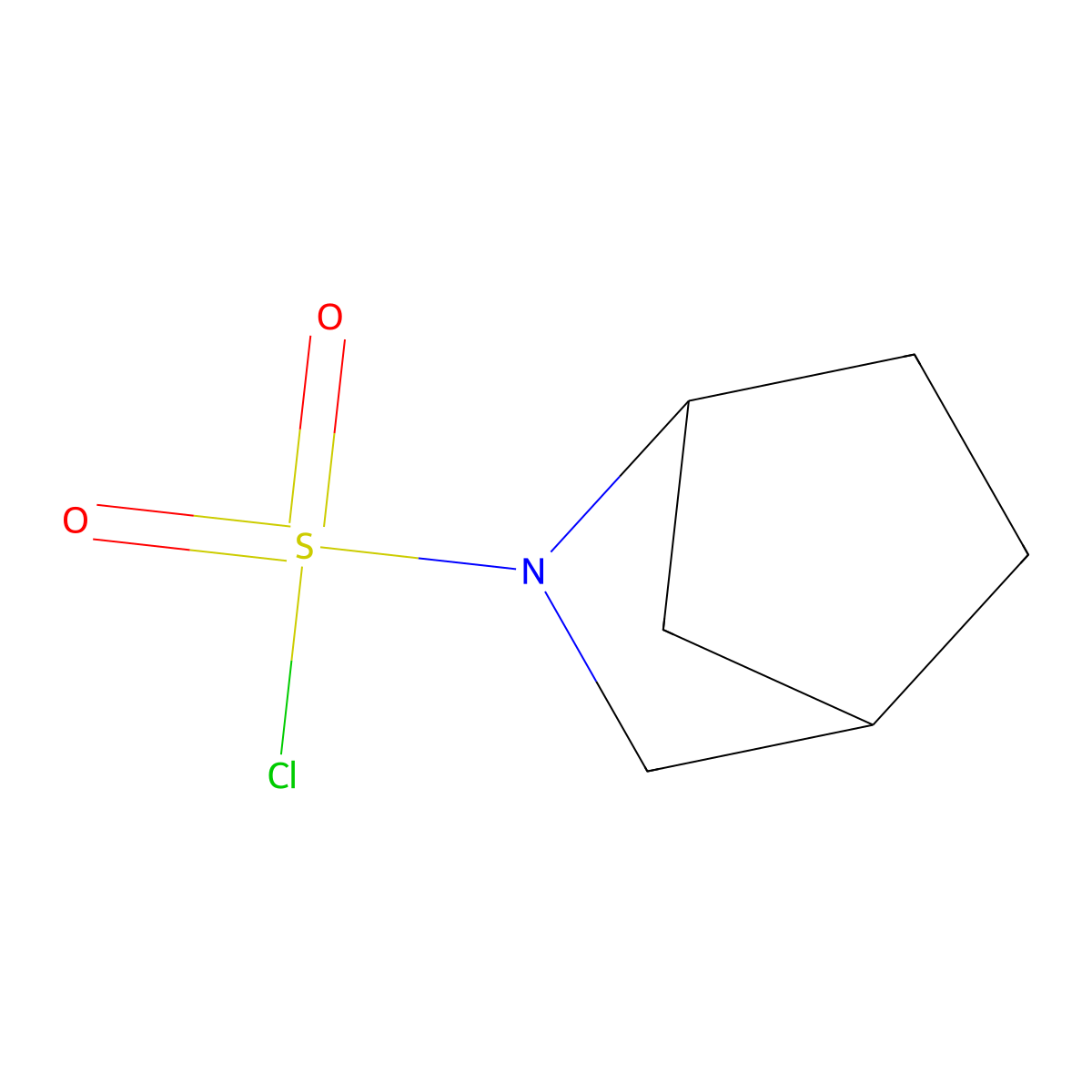 2-Azabicyclo[2.2.1]heptane-2-sulfonyl chloride molecular structure, CAS 1248803-37-3