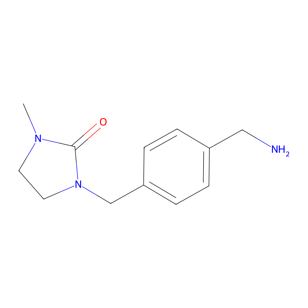 1-(4-(Aminomethyl)benzyl)-3-methylimidazolidin-2-one molecular structure, CAS 1248805-08-4