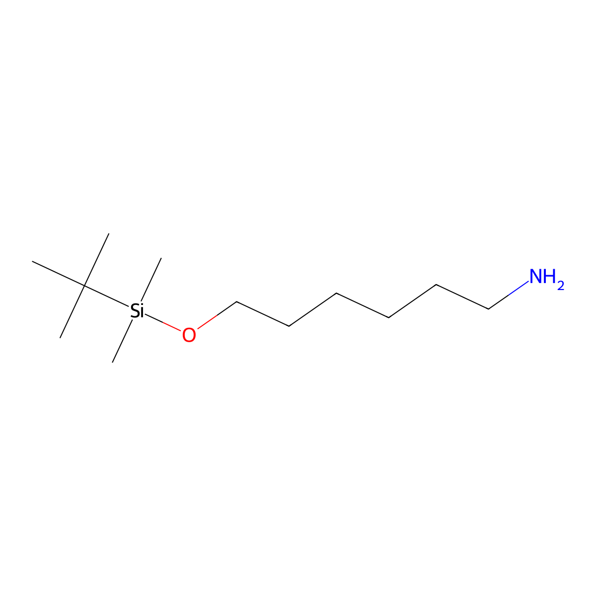 6-((tert-Butyldimethylsilyl)oxy)hexan-1-amine molecular structure, CAS 124883-99-4