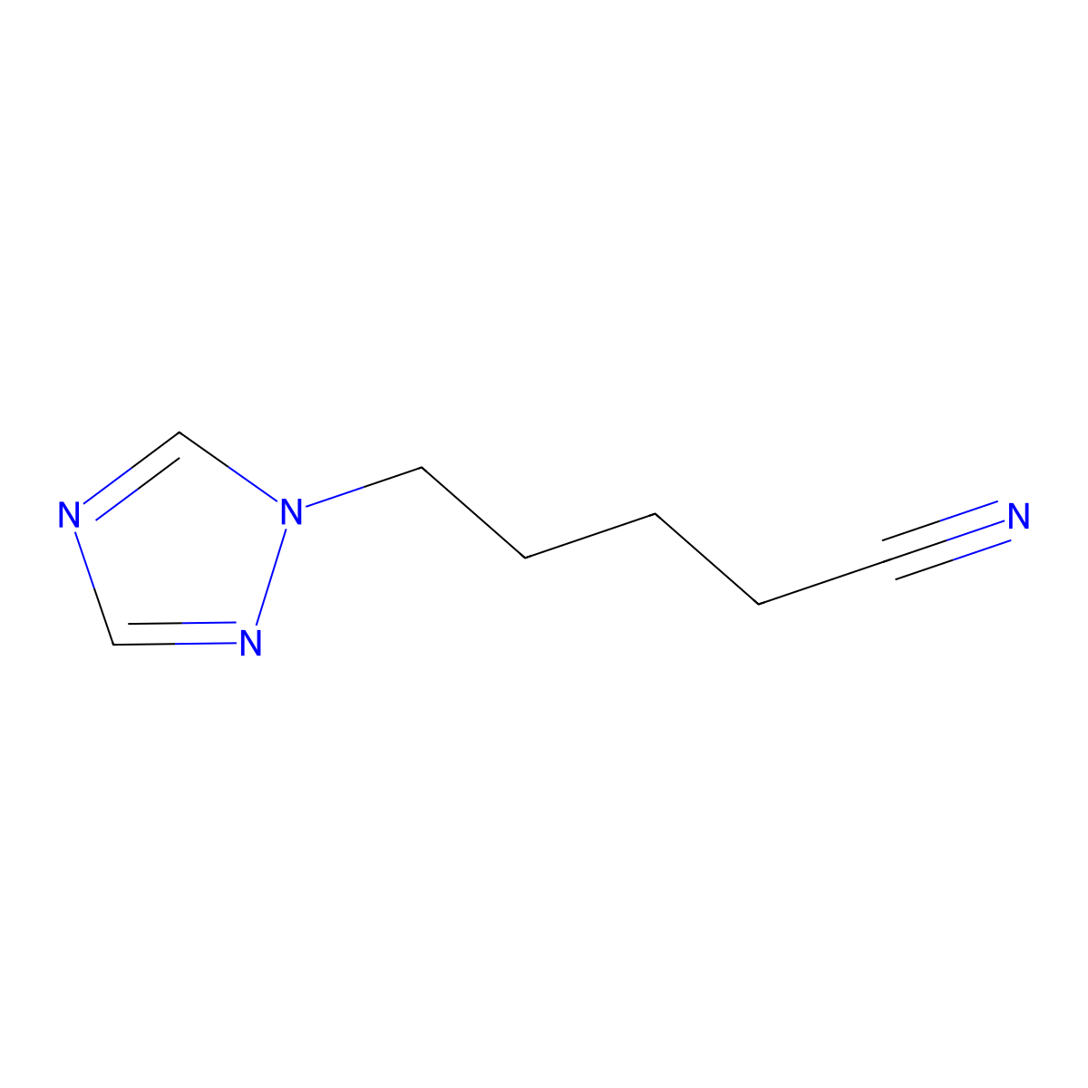 5-(1h-1,2,4-Triazol-1-yl)pentanenitrile molecular structure, CAS 1248902-14-8