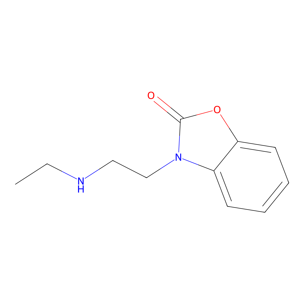 3-[2-(Ethylamino)ethyl]-2,3-dihydro-1,3-benzoxazol-2-one molecular structure, CAS 1248910-49-7