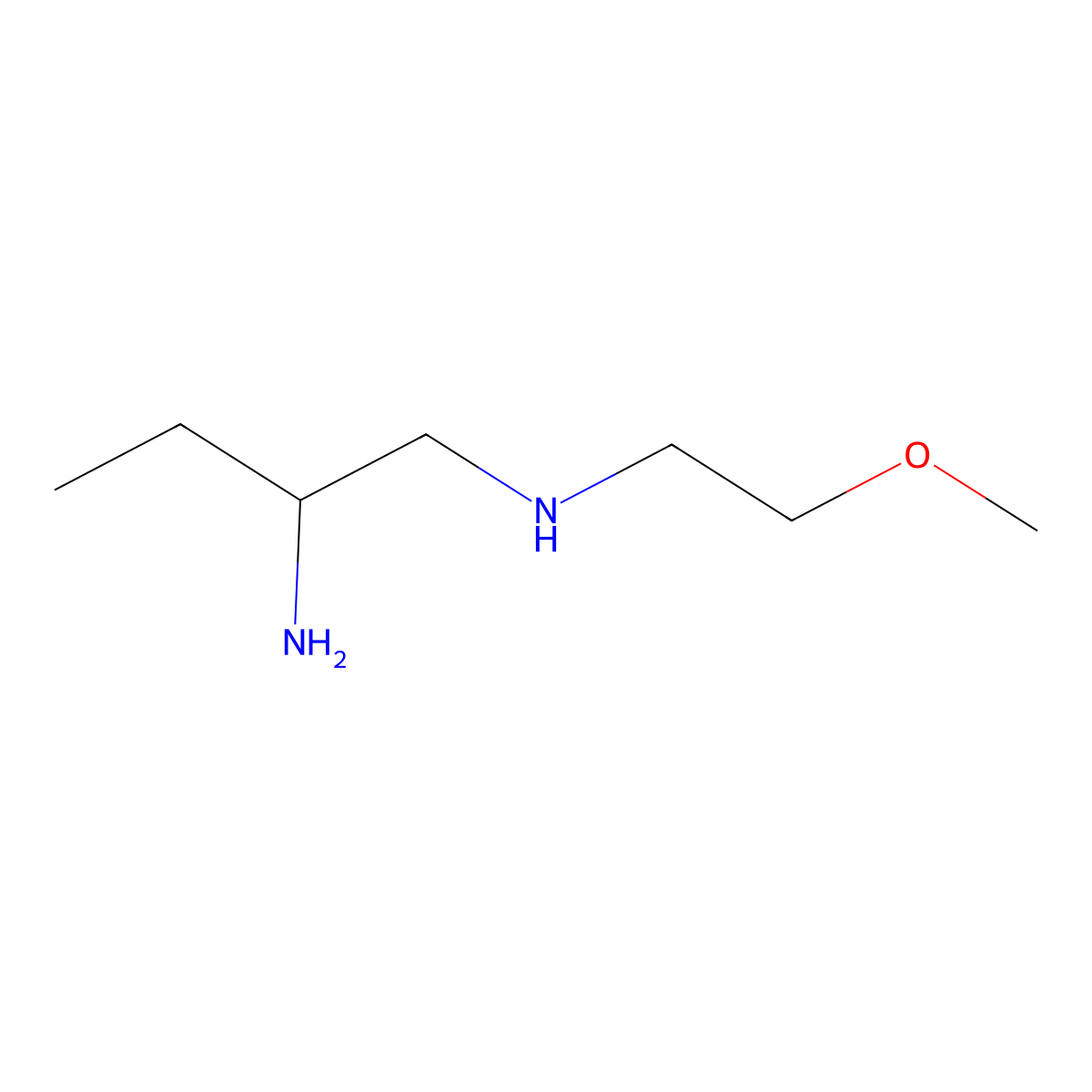 (2-Aminobutyl)(2-methoxyethyl)amine molecular structure, CAS 1248912-86-8