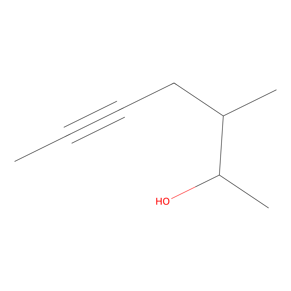 3-Methylhept-5-yn-2-ol molecular structure, CAS 1248925-85-0