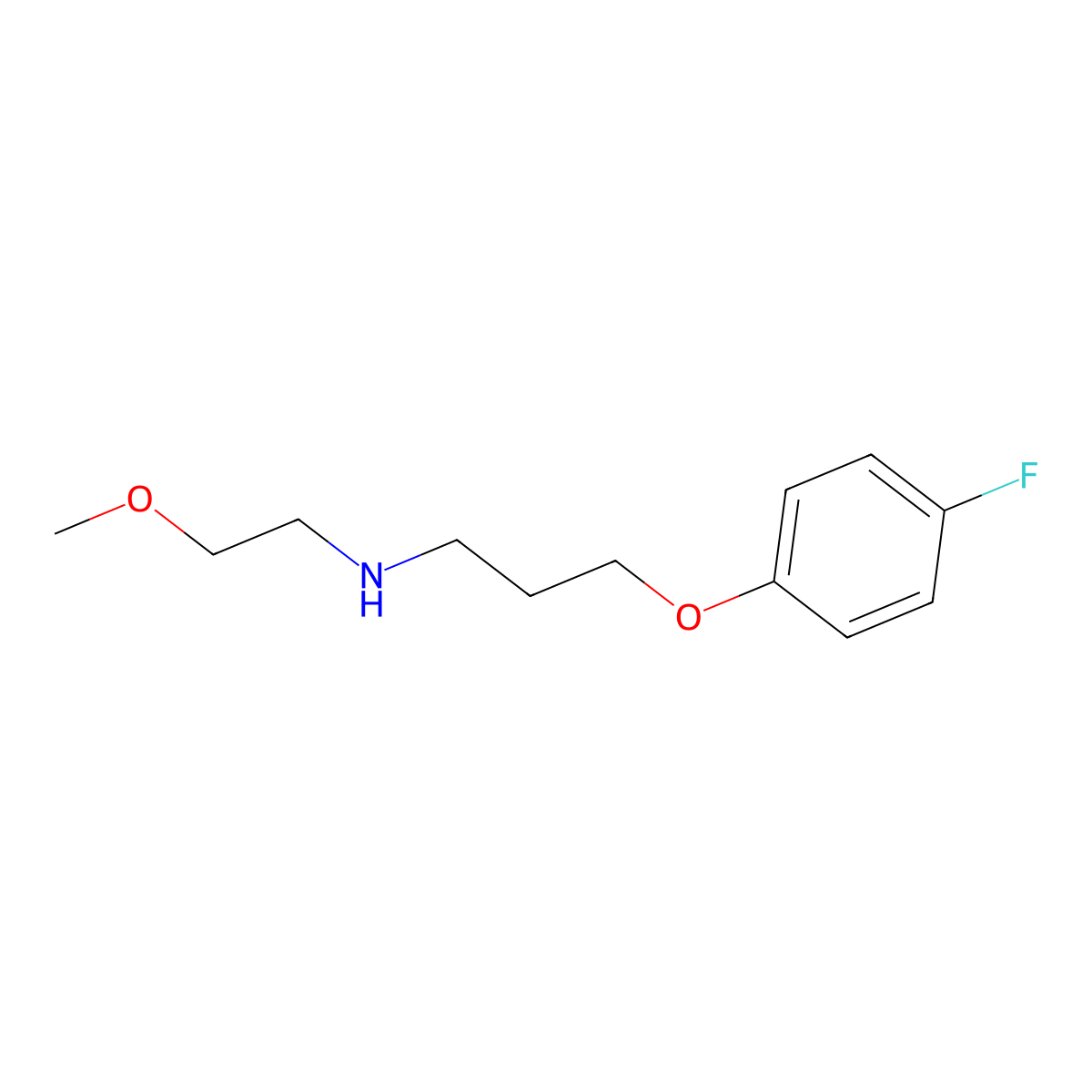 [3-(4-Fluorophenoxy)propyl](2-methoxyethyl)amine molecular structure, CAS 1248927-94-7