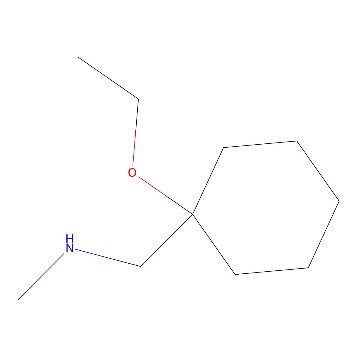 [(1-Ethoxycyclohexyl)methyl](methyl)amine molecular structure, CAS 1248931-14-7