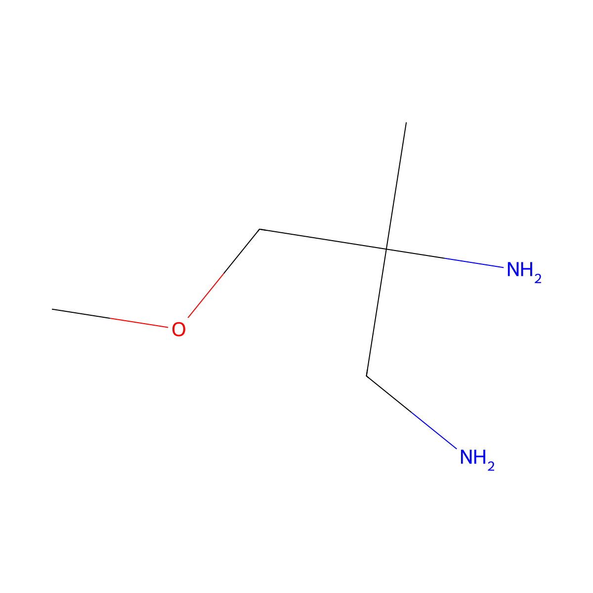 3-Methoxy-2-methylpropane-1,2-diamine molecular structure, CAS 1248944-55-9