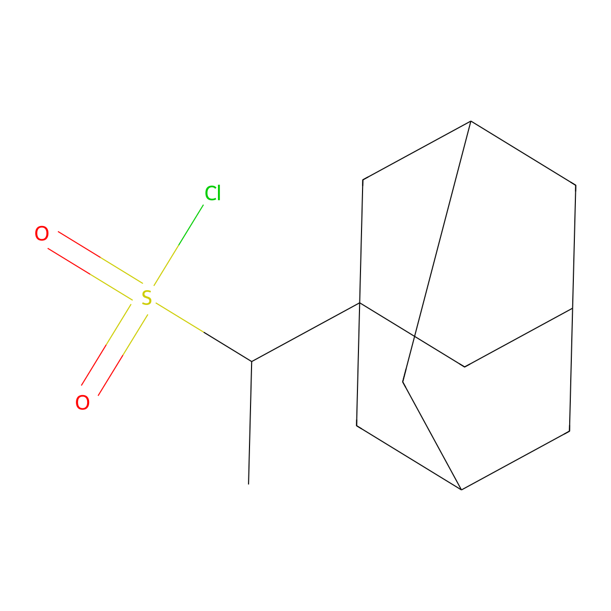 1-(Adamantan-1-yl)ethane-1-sulfonyl chloride molecular structure, CAS 1248948-53-9