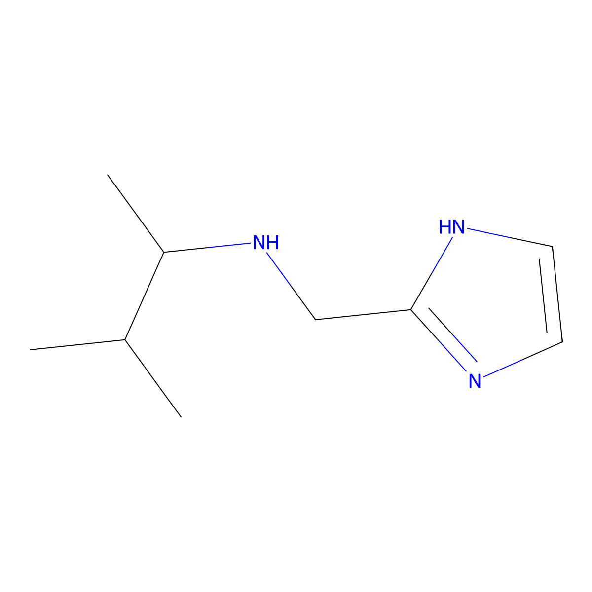 [(1H-imidazol-2-yl)methyl](3-methylbutan-2-yl)amine molecular structure, CAS 1248950-27-7
