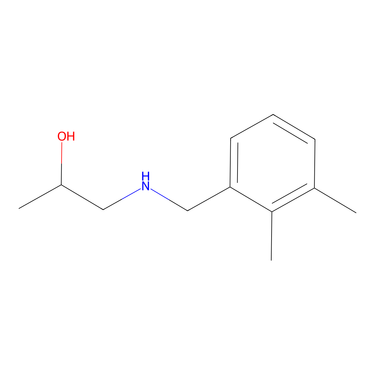 1-{[(2,3-Dimethylphenyl)methyl]amino}propan-2-ol molecular structure, CAS 1248963-08-7