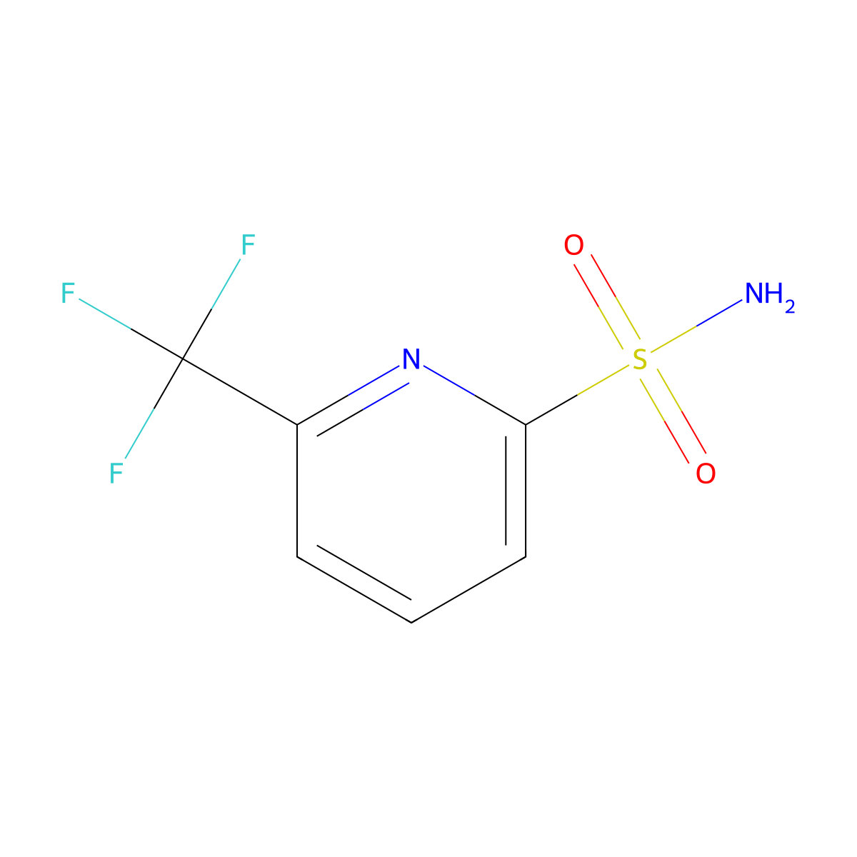 6-(Trifluoromethyl)pyridine-2-sulfonamide molecular structure, CAS 1248970-26-4