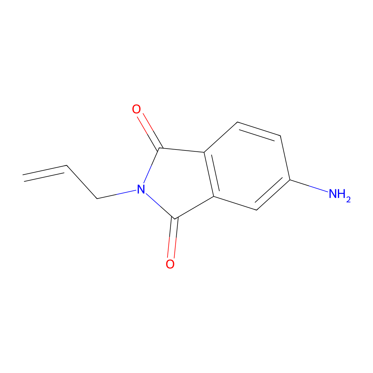2-Allyl-5-aminoisoindoline-1,3-dione molecular structure, CAS 1248982-48-0