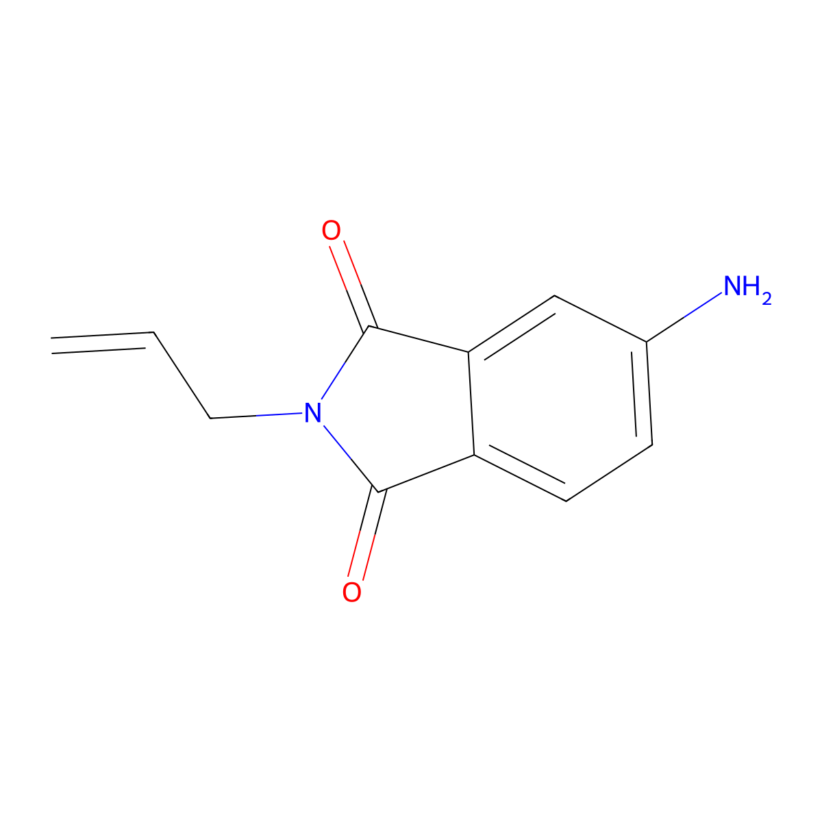 2-Allyl-5-aminoisoindoline-1,3-dione molecular structure, CAS 1248982-48-0