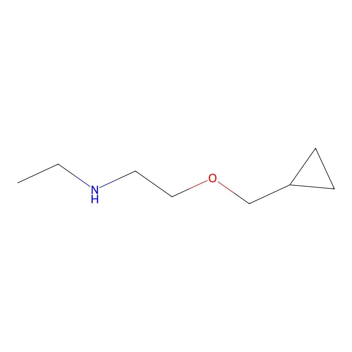 [2-(Cyclopropylmethoxy)ethyl](ethyl)amine molecular structure, CAS 1248992-83-7