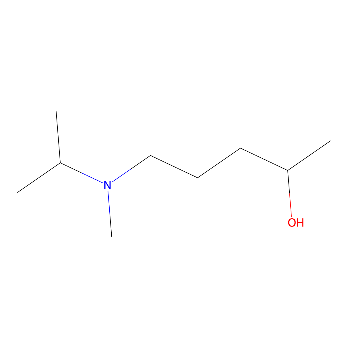 5-(Isopropyl(methyl)amino)pentan-2-ol molecular structure, CAS 1249023-29-7