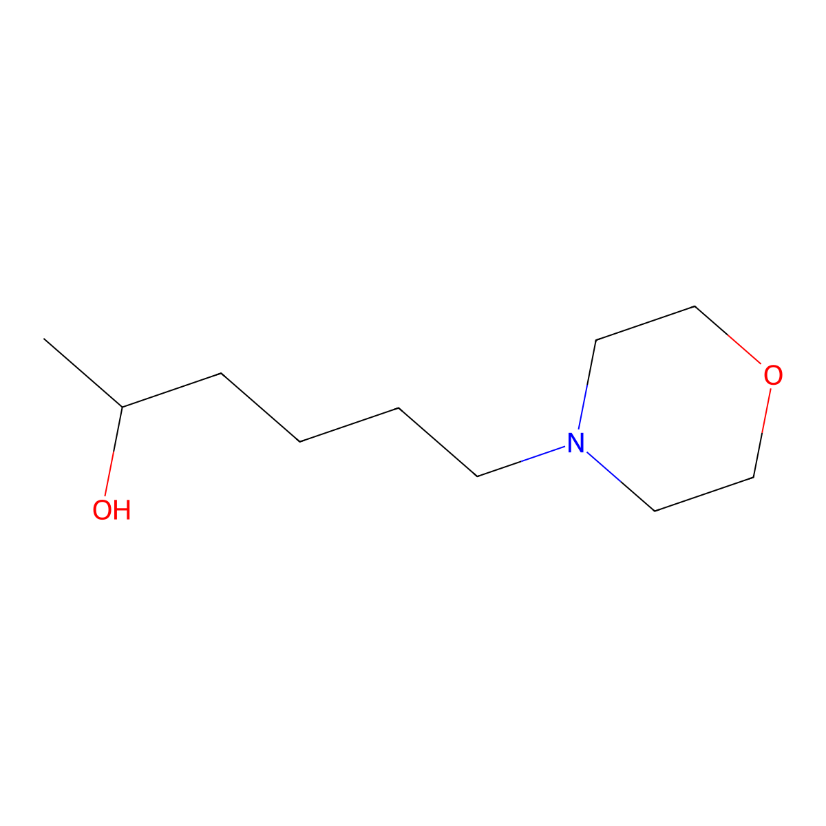 6-Morpholinohexan-2-ol molecular structure, CAS 1249025-96-4