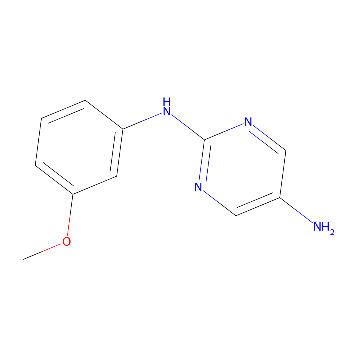 N2-(3-Methoxyphenyl)pyrimidine-2,5-diamine molecular structure, CAS 1249031-56-8