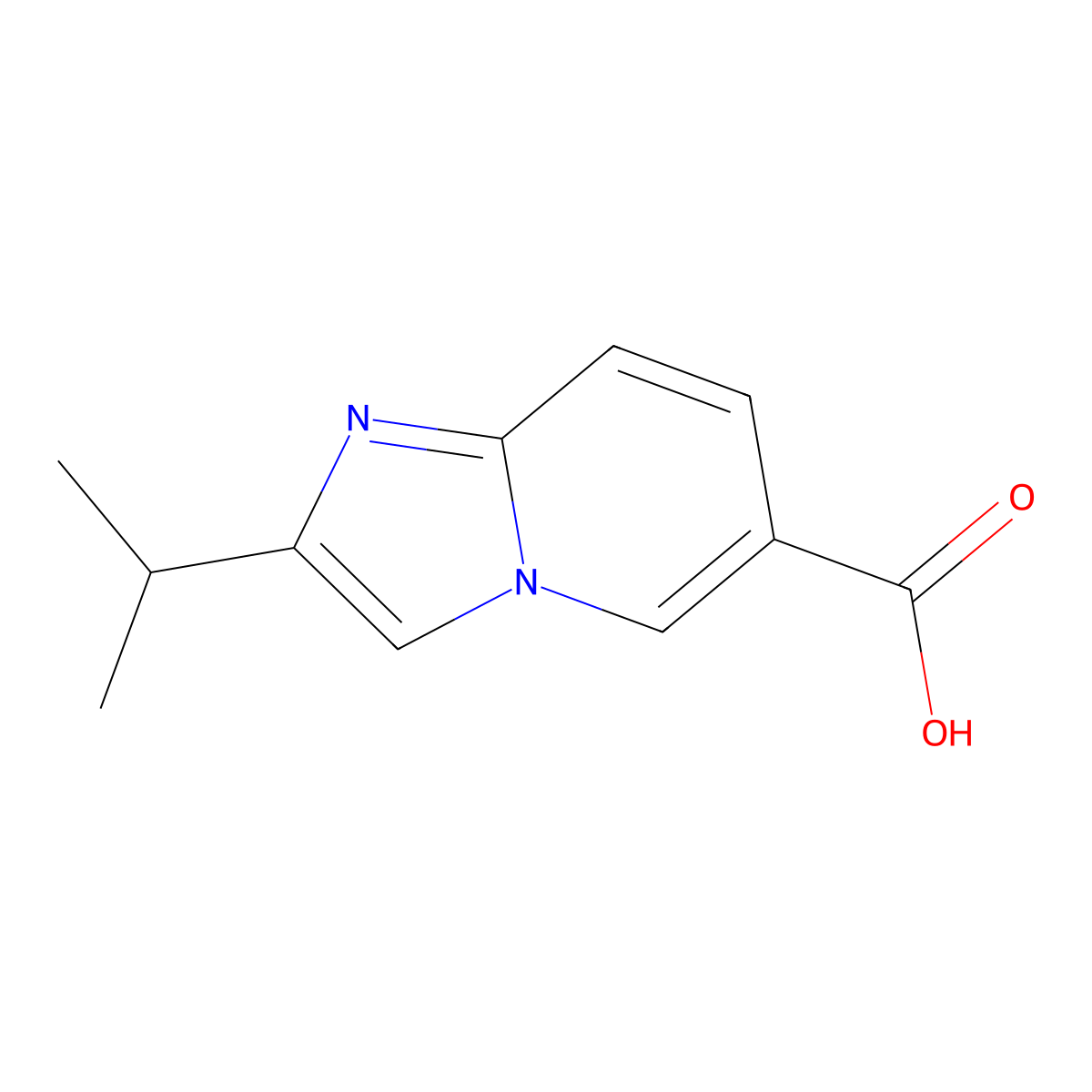 2-(Propan-2-YL)imidazo[1,2-A]pyridine-6-carboxylic acid molecular structure, CAS 1249074-63-2