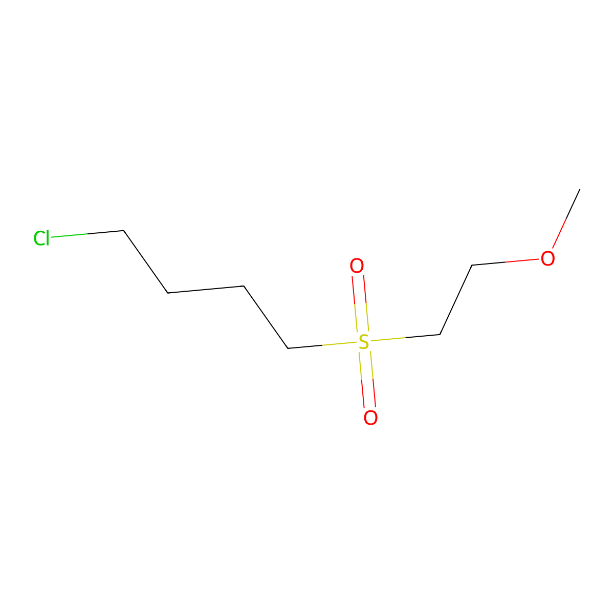 1-(4-Chlorobutanesulfonyl)-2-methoxyethane molecular structure, CAS 1249092-75-8