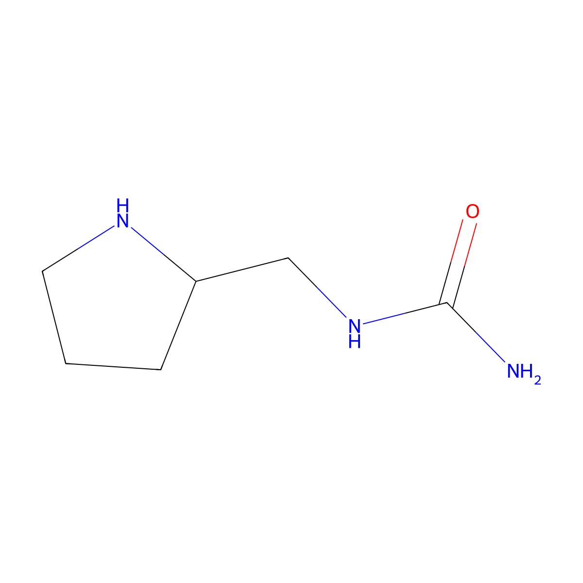 [(Pyrrolidin-2-yl)methyl]urea molecular structure, CAS 1249108-26-6